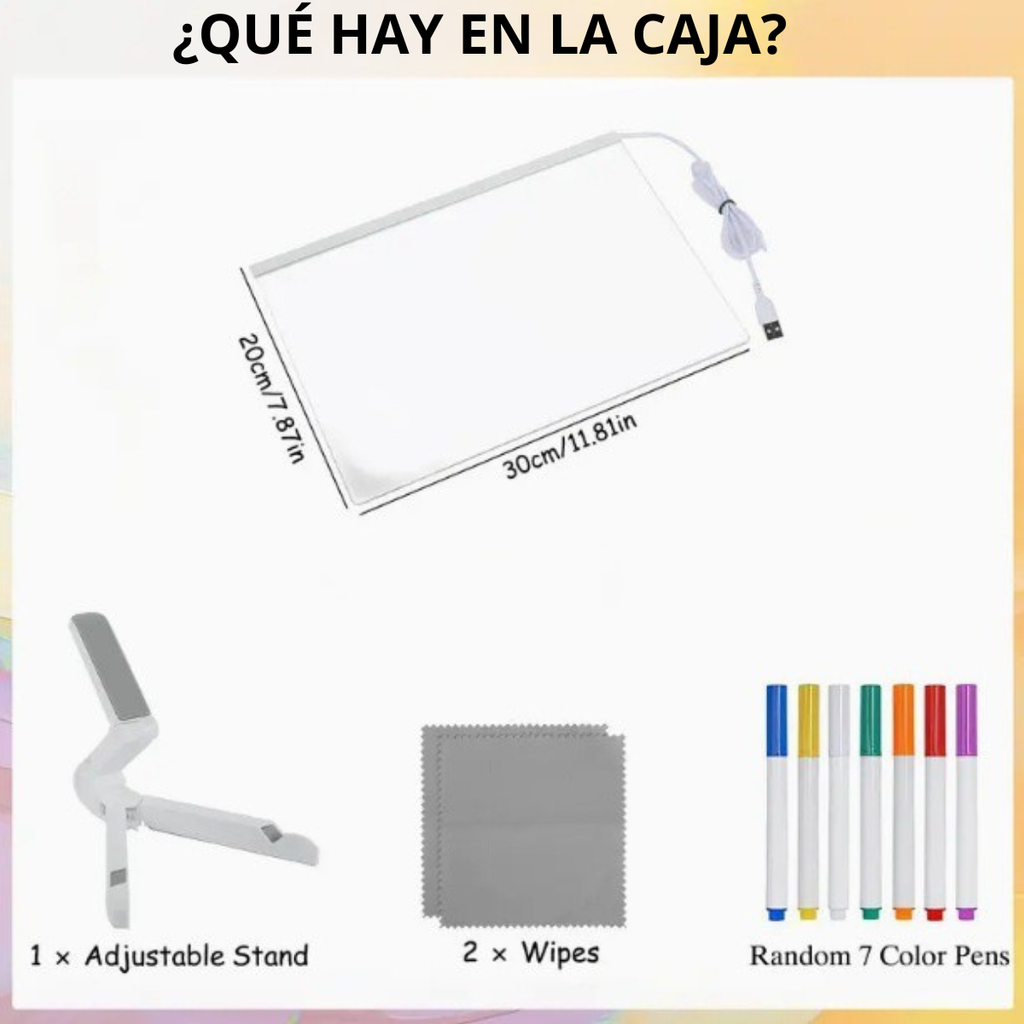 Pizarra LED Dibujos